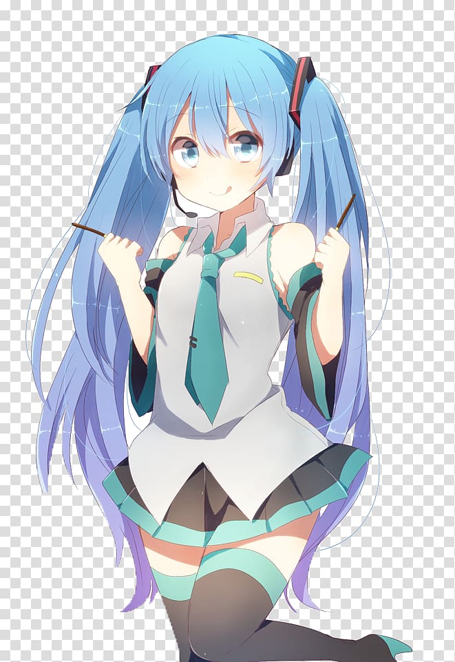 Hatsune Miku Anime Vocaloid Mangaka , hatsune miku transparent background PNG clipart