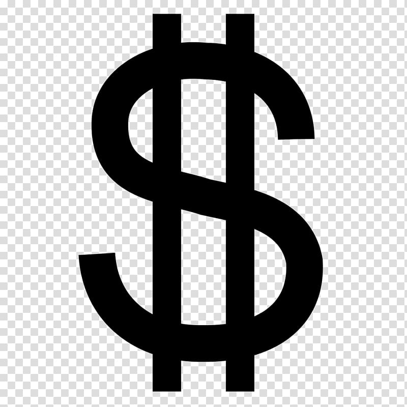 Dollar sign United States Dollar Currency symbol , dollar transparent background PNG clipart