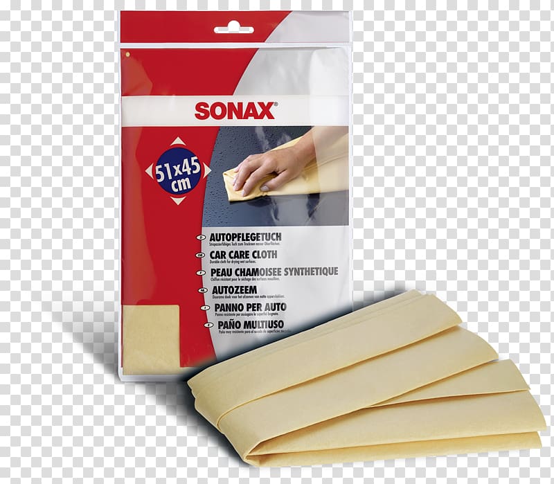 Car SONAX AutopflegeTuch Chamois leather Microfiber Sonax 1 Oil, car transparent background PNG clipart