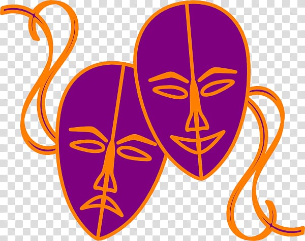 Theatre Mask Drama Tragedy , mask transparent background PNG clipart