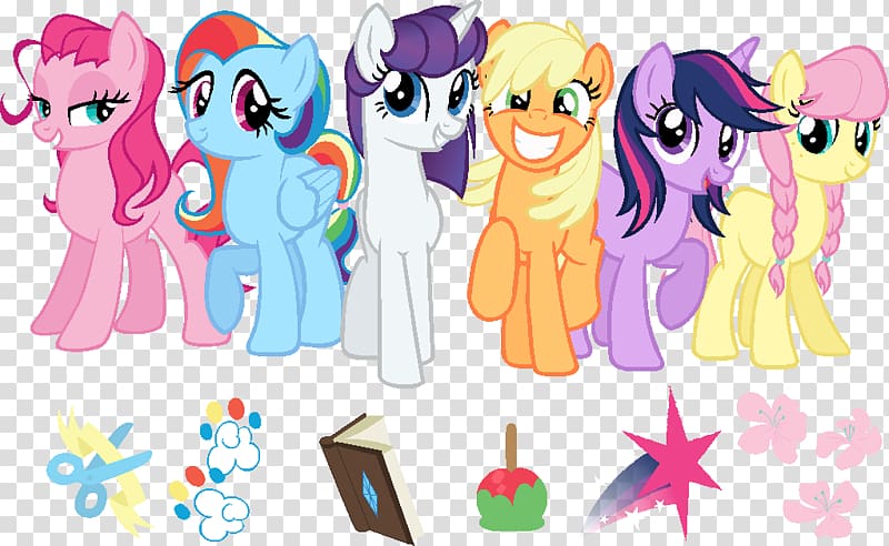 Twilight Sparkle Pinkie Pie Rarity Rainbow Dash Applejack, STAR DUST transparent background PNG clipart
