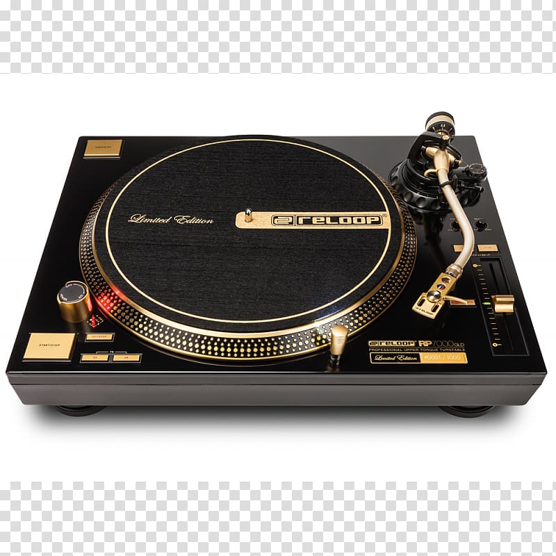 Turntable Disc jockey Reloop RP-8000 Turntablism Phonograph record, Turntable transparent background PNG clipart