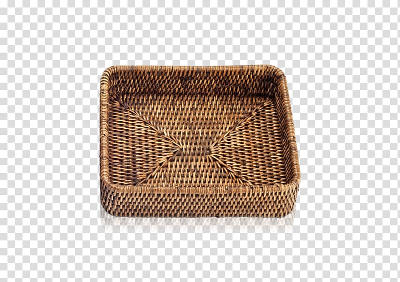 Wicker Rattan Basket Tray Box, others transparent background PNG clipart
