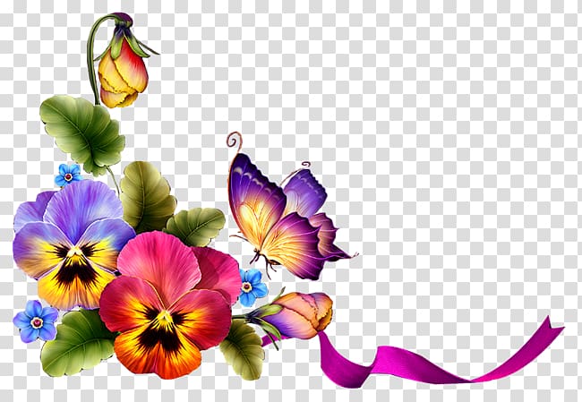 Frames Flower file formats, flower transparent background PNG clipart