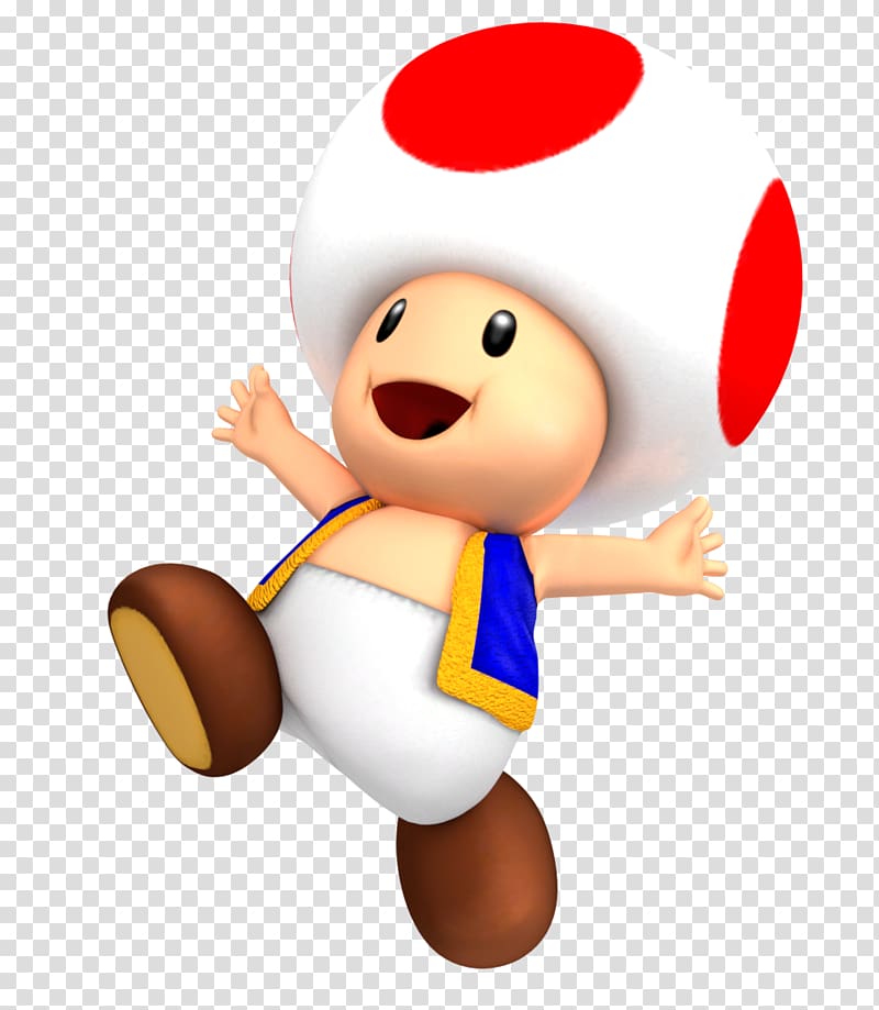 Digital art Mario Party: Island Tour Artist, toad from mario transparent background PNG clipart
