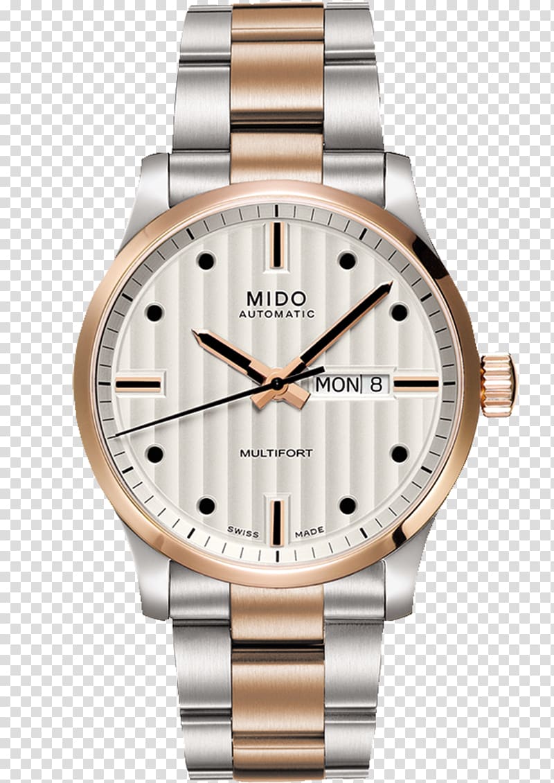 Mido Automatic watch Omega SA Coaxial escapement, watch transparent background PNG clipart