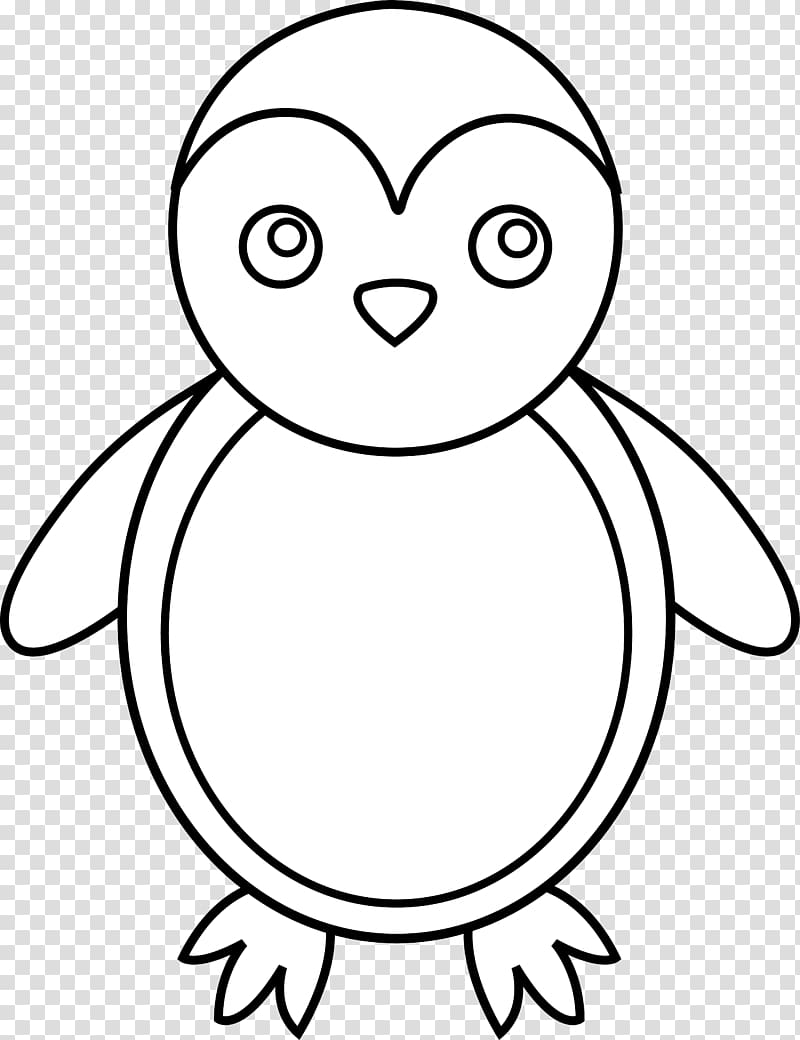 Penguin Antarctica Drawing , Cartoon Penguin Coloring Pages transparent background PNG clipart