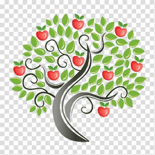 Apple cider vinegar Tree Logo, apple transparent background PNG clipart