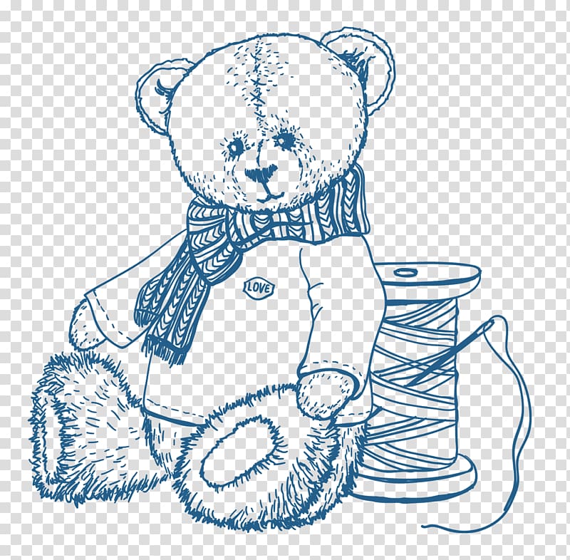 Teddy bear Toy Poster, knitting life transparent background PNG clipart