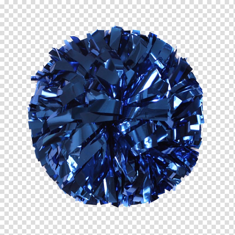 Blue Glitter Cheer-tanssi Pom-pom Cheerleading, pompom transparent background PNG clipart
