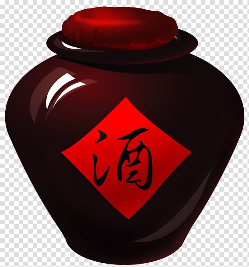 Baijiu Alcoholic drink Drinking Brewing Ethanol, Wine jar transparent background PNG clipart