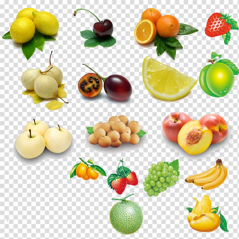Organic food Fruit Vegetable Ripening, 3d fruits Silhouette transparent background PNG clipart