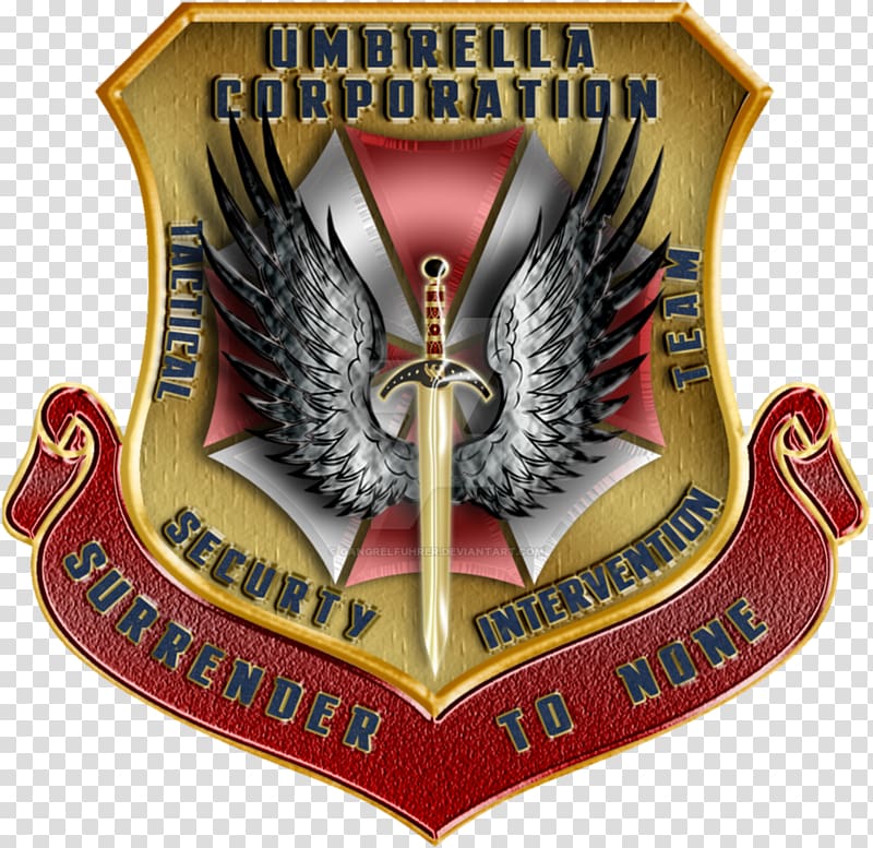 Emblem Badge Logo, umbrella corp transparent background PNG clipart