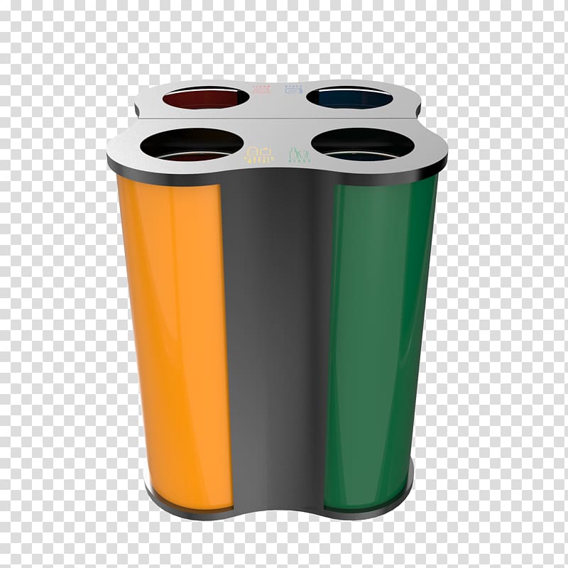 Rubbish Bins & Waste Paper Baskets Plastic Recycling bin Cylinder, metal powder english transparent background PNG clipart