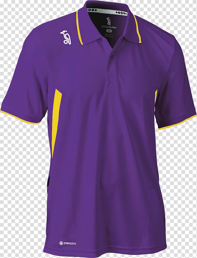 T-shirt Polo shirt Sleeve Mulberry, Purple and gold transparent background PNG clipart