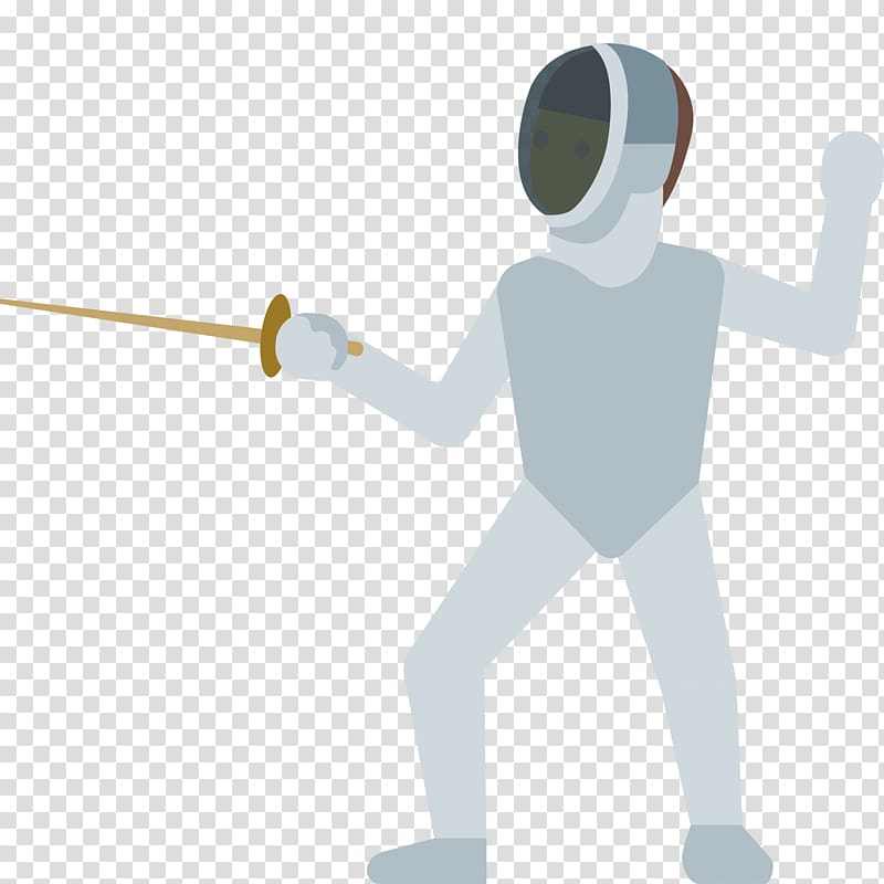 Emojipedia Fencing Sport Sword, Emoji transparent background PNG clipart