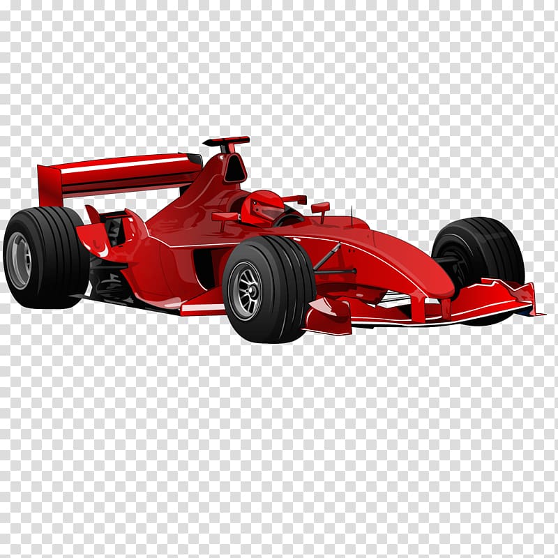 Formula One car , car flow red sports car transparent background PNG clipart