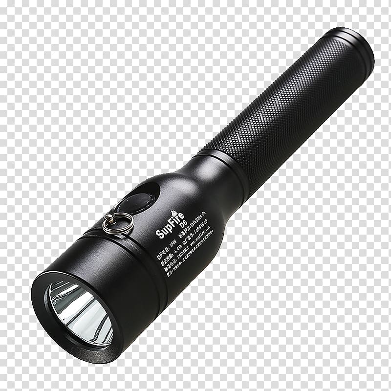 supfire explosion-proof flashlight d6 transparent background PNG clipart