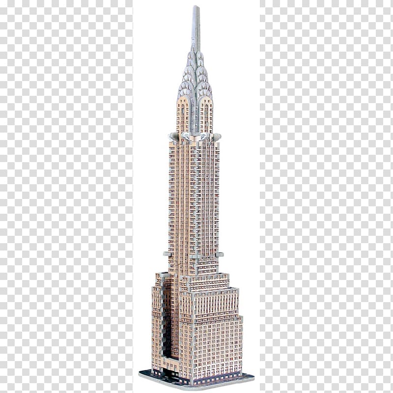 Empire State Building Chrysler Building Puzz 3D, skycraper transparent background PNG clipart