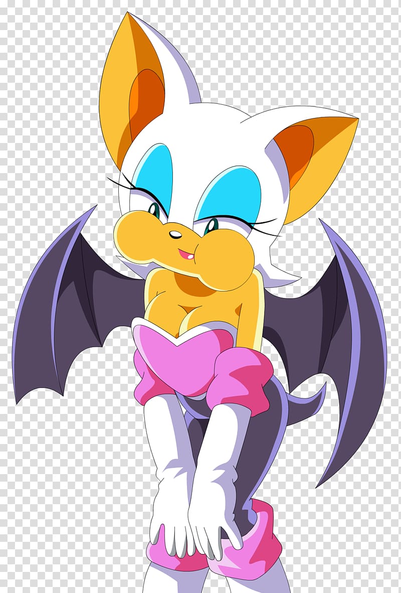 Rouge the Bat Shadow the Hedgehog Sonic Heroes Sega Drawing, rouge the bat transparent background PNG clipart
