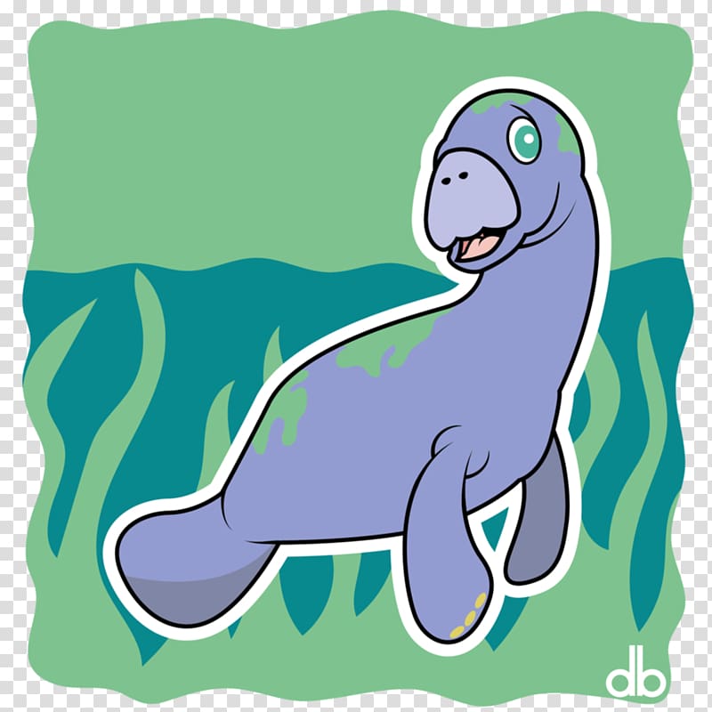 Marine mammal Fauna Cartoon , lake monster transparent background PNG clipart