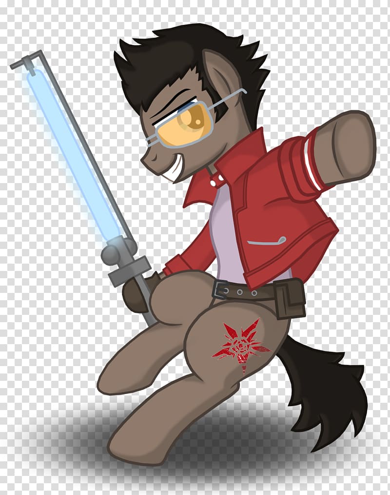 My Little Pony: Friendship Is Magic No More Heroes Travis Touchdown, katana transparent background PNG clipart