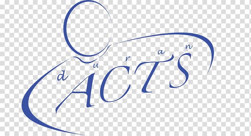 Logo Brand duran ACTS Font, design transparent background PNG clipart