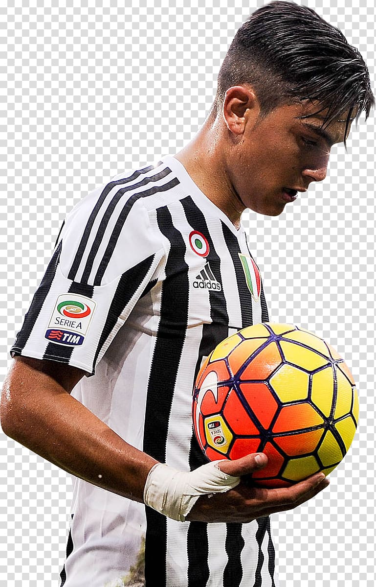 football player holding ball, Paulo Dybala Juventus F.C. Poster Canvas print Printing, others transparent background PNG clipart