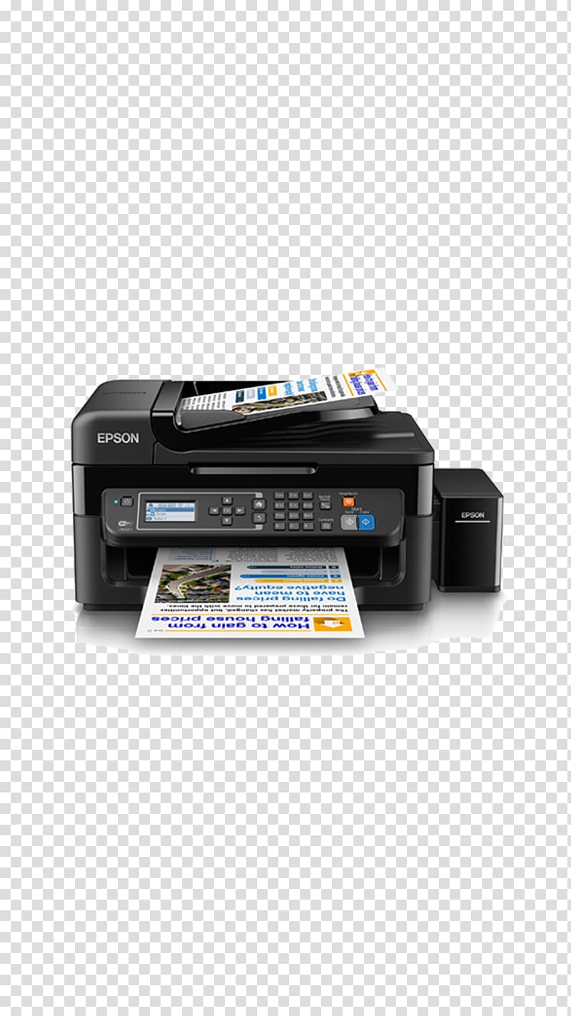 Multi-function printer Epson Duplex printing Ink cartridge, Multifunction transparent background PNG clipart