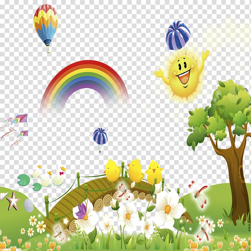 Kindergarten panels transparent background PNG clipart