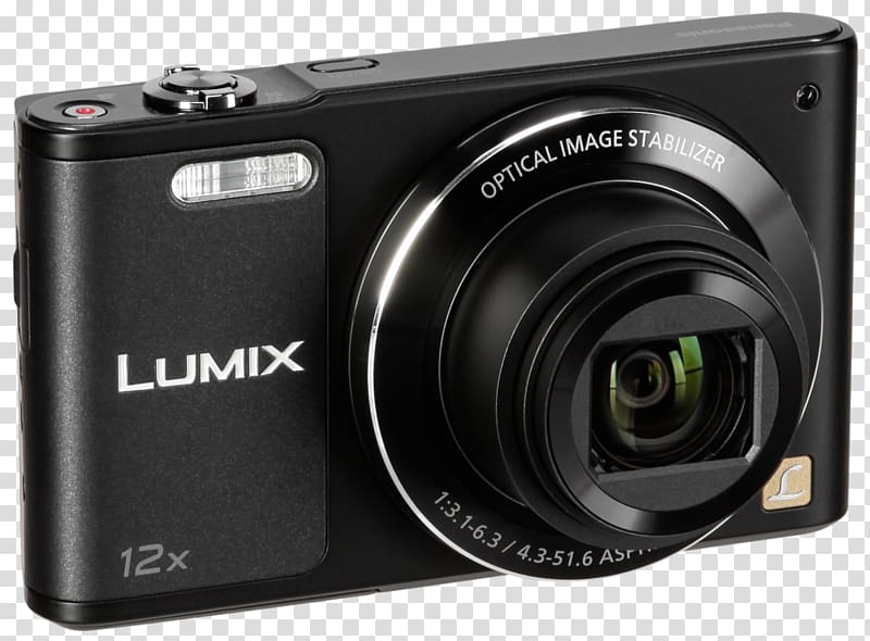 Digital SLR Panasonic Point-and-shoot camera Lumix, Camera transparent background PNG clipart