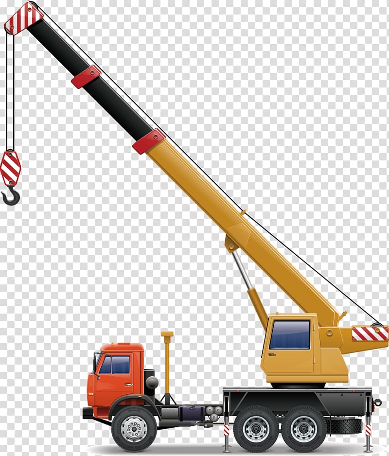 Crane Heavy equipment Architectural engineering, crane transparent background PNG clipart