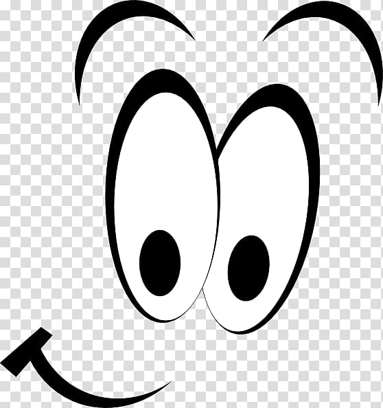 Look At Eyes Black And White Cute Eye Transparent Background Png