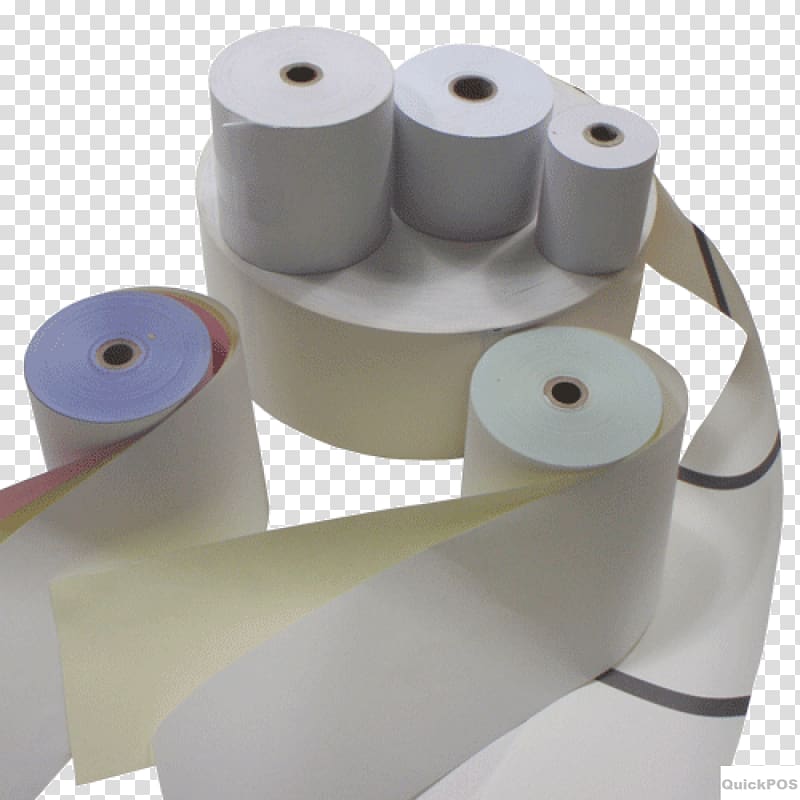 Thermal paper Point of sale Cash register Bond paper, paper roll transparent background PNG clipart