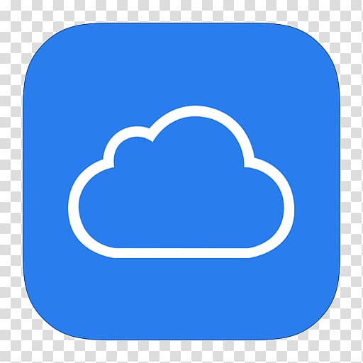 cloud logo, electric blue area text symbol, MetroUI Apps iCloud transparent background PNG clipart
