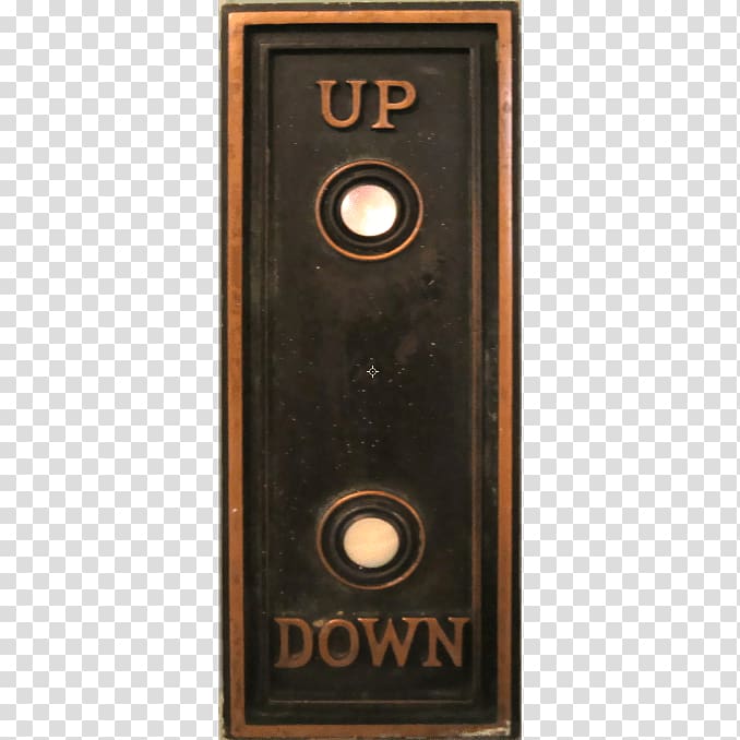 black and brown elevator push button, Vintage Elevator Buttons transparent background PNG clipart