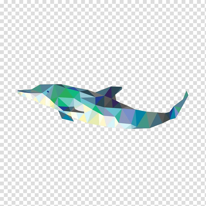 Euclidean Dolphin Geometry Mammal, Creative whale transparent background PNG clipart