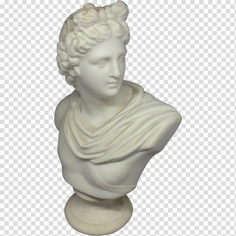 Hercules bust, David Sculpture Renaissance Statue Bust, greek column transparent background PNG clipart