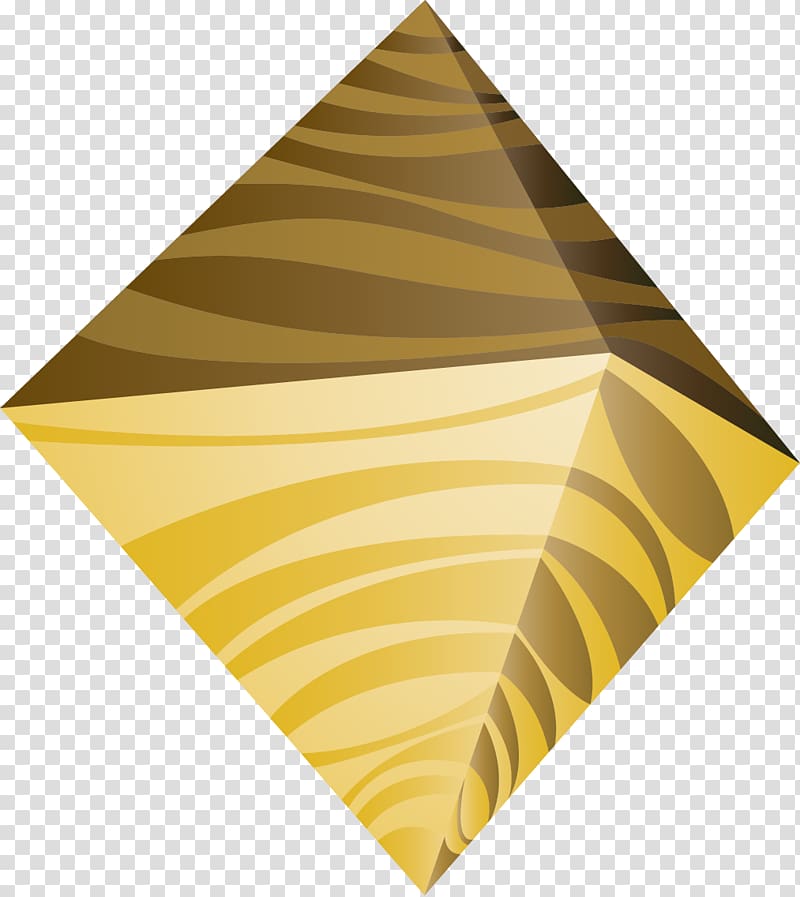 Inverted pyramid Triangle, Stereo Pyramid transparent background PNG clipart