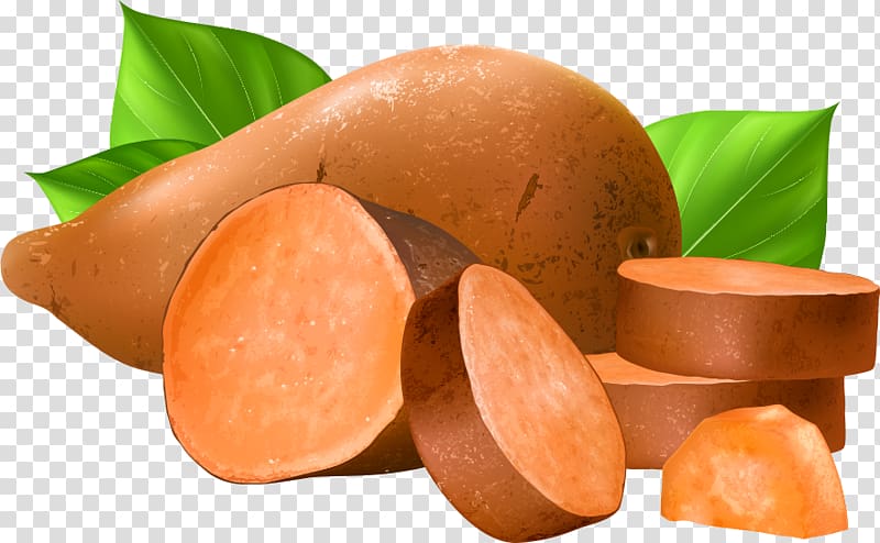 Sweet potato Food, Cut sweet potato transparent background PNG clipart
