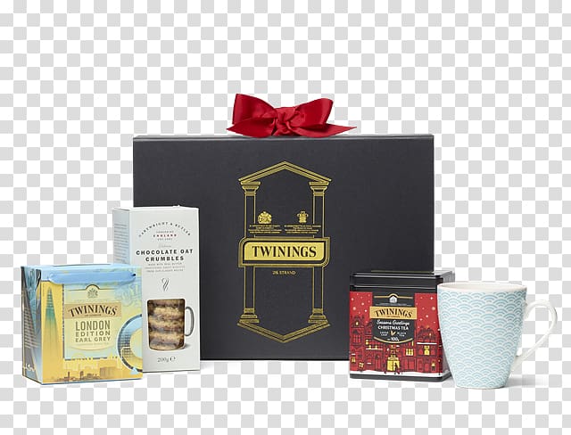 Twinings Tea Food Gift Baskets Twyning Hamper, lovely gift box transparent background PNG clipart