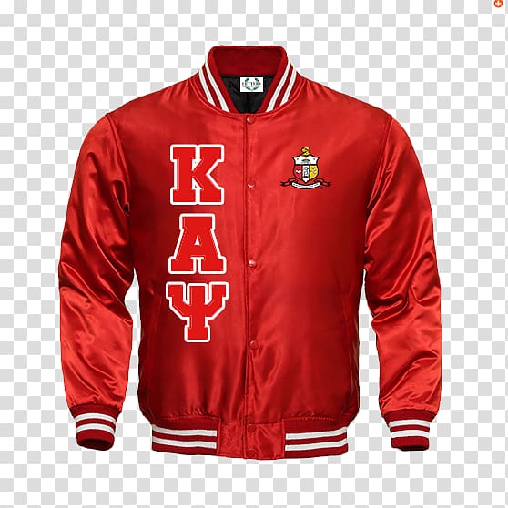 Kappa Alpha Psi Satin Flight jacket Letterman, Alpha Kappa Alpha transparent background PNG clipart