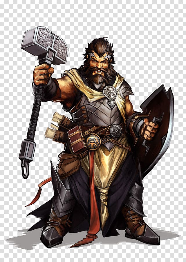 Dungeons & Dragons Pathfinder Roleplaying Game Cleric Dwarf d20 System, Dwarf transparent background PNG clipart