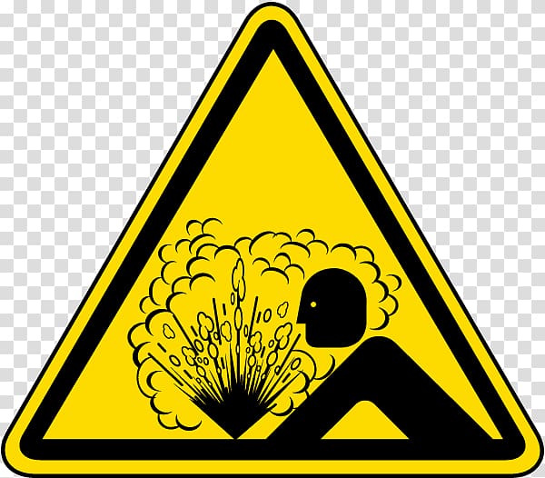 Hazard symbol Explosion Safety Explosive material, powder explosion transparent background PNG clipart