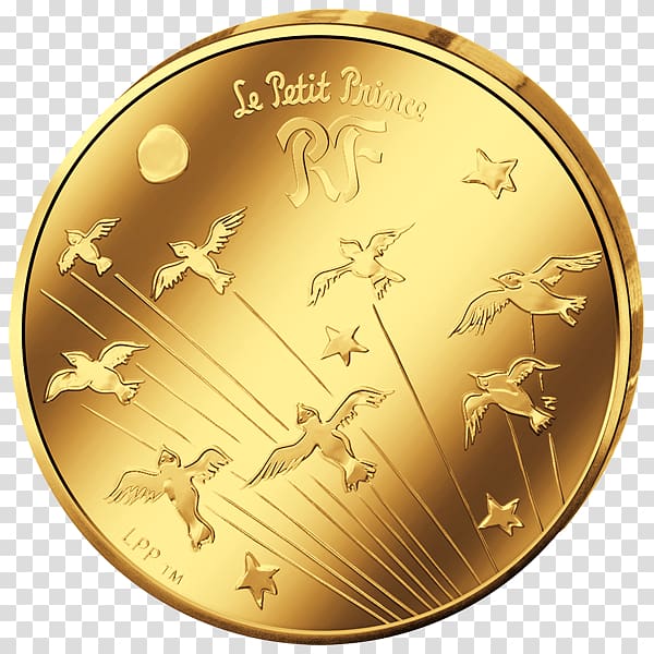 Coin Metal Gold, The Little Prince transparent background PNG clipart