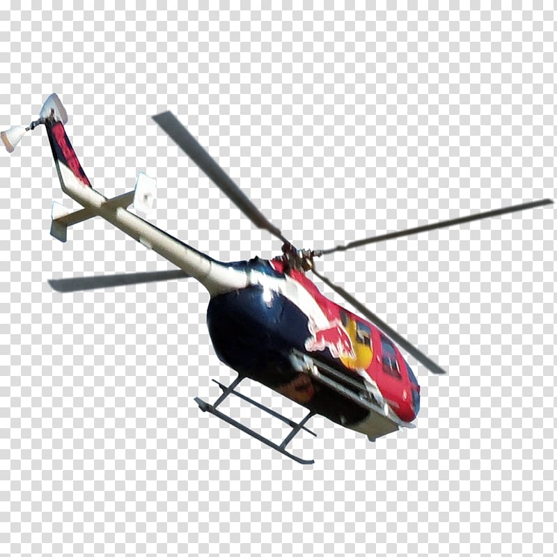 Helicopter Red Bull Airplane Aircraft, helicopters transparent background PNG clipart