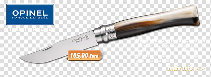 Hunting & Survival Knives Utility Knives Opinel knife Blade, Header line transparent background PNG clipart