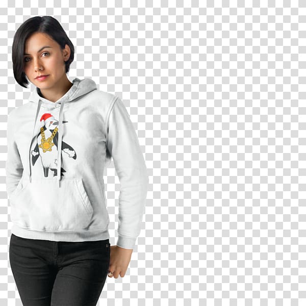 Hoodie T-shirt Sweater Crew neck, T-shirt transparent background PNG clipart