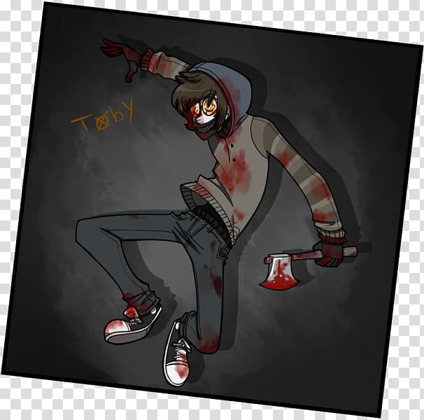 Creepypasta Laughing Jack Jeff the Killer Smiley, Ticci toby transparent background PNG clipart