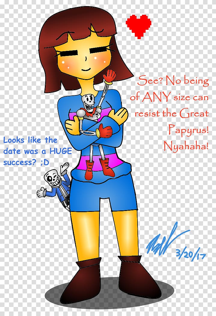 Undertale Hug Papyrus Giantess, others transparent background PNG clipart